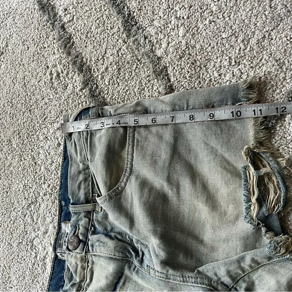 Free People denim shorts jean shorts festival cutoffs 26 - Picture 5 of 9